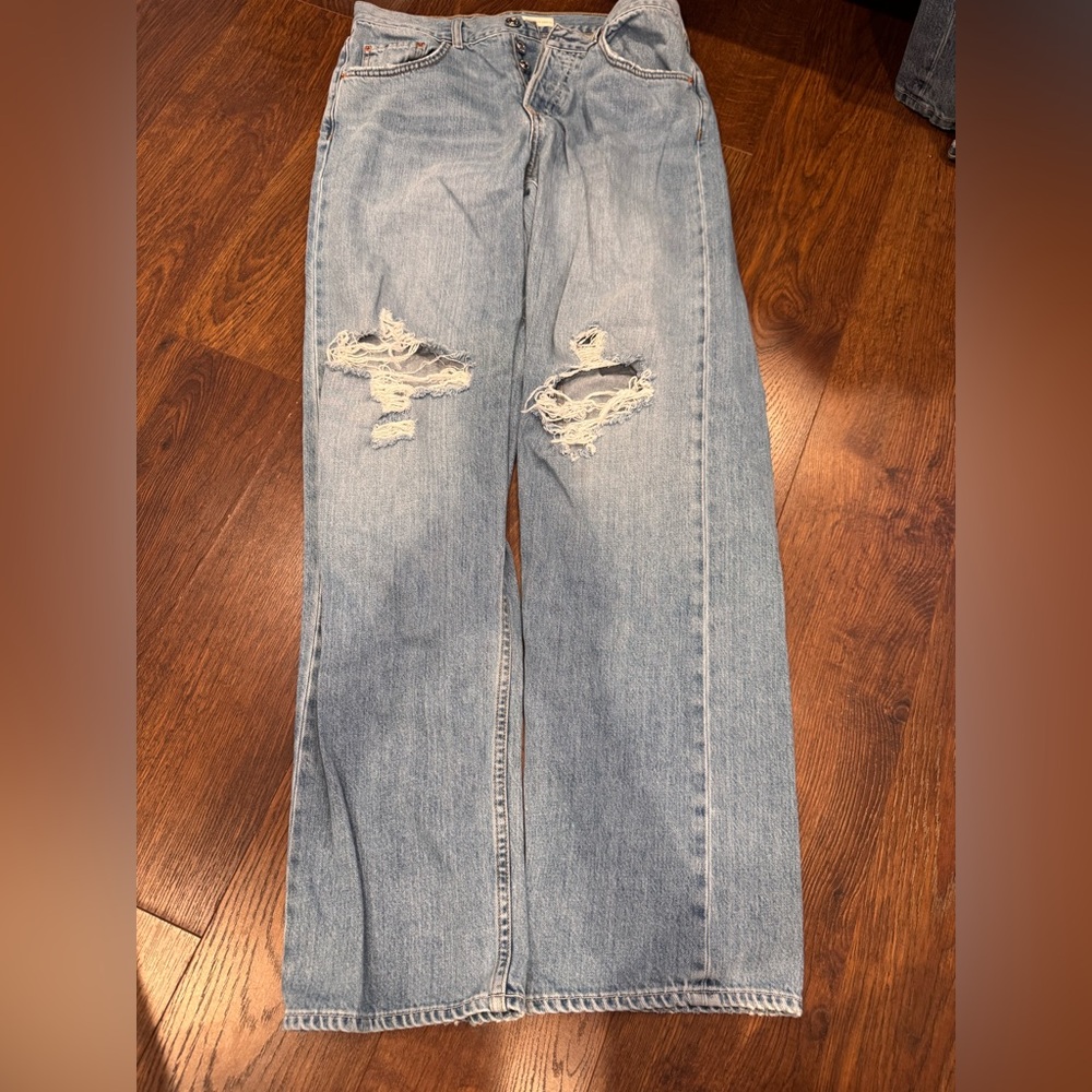 GRLFRND Faded Blue Denim